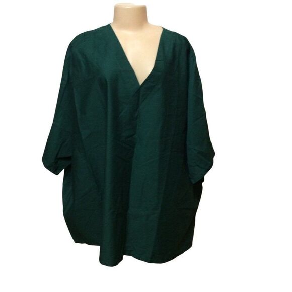 Ams Scrub Top 6XHunter Green - Picture 1 of 6